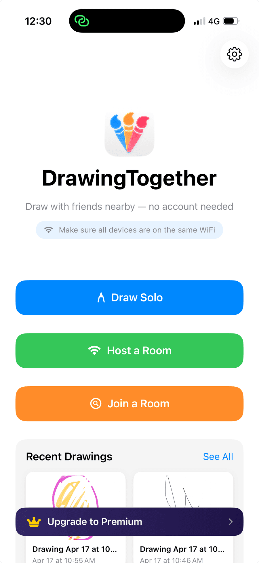 CoSketch app screenshot
