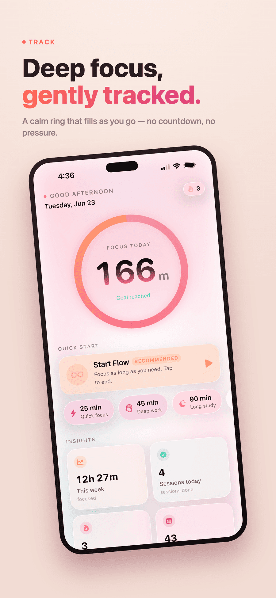 Flowmodoro app screenshot