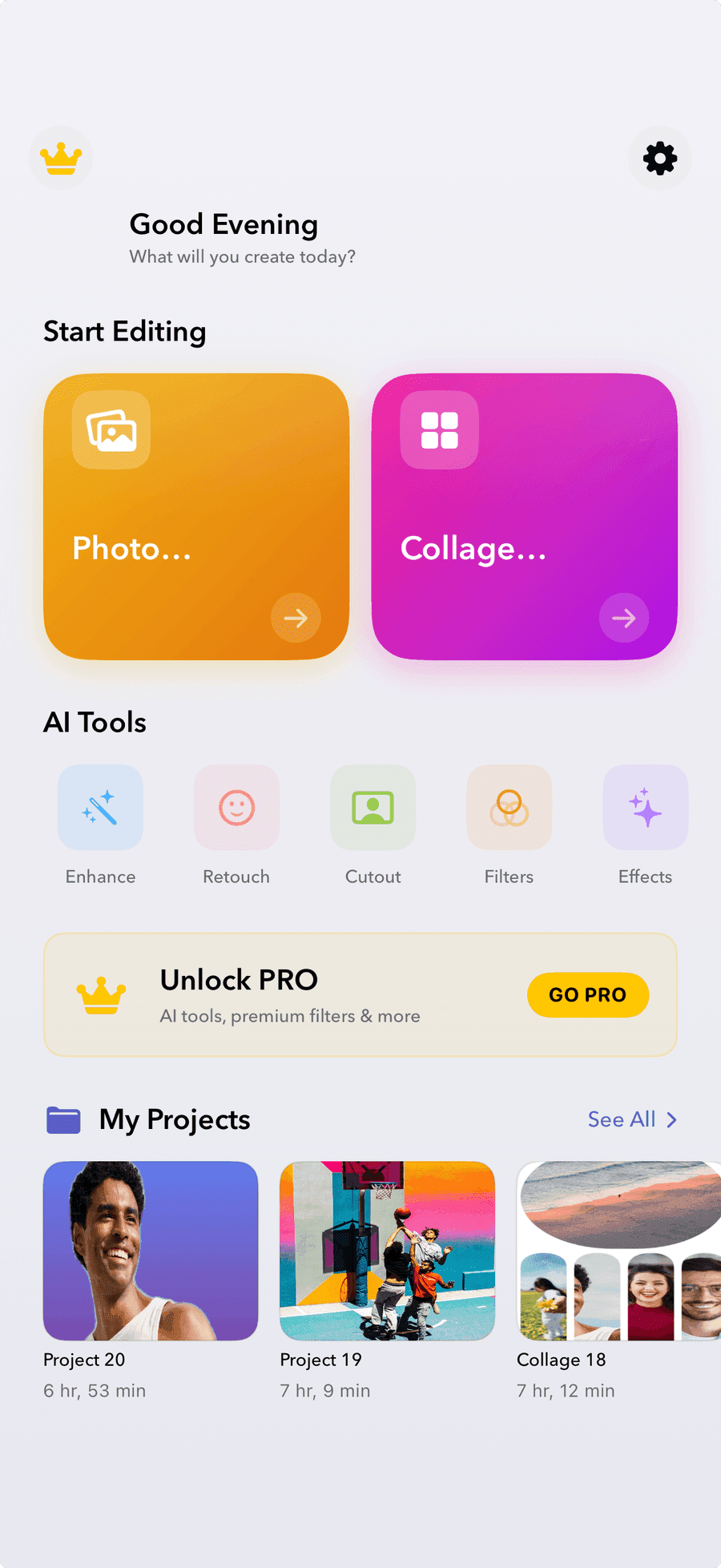 Pics app screenshot